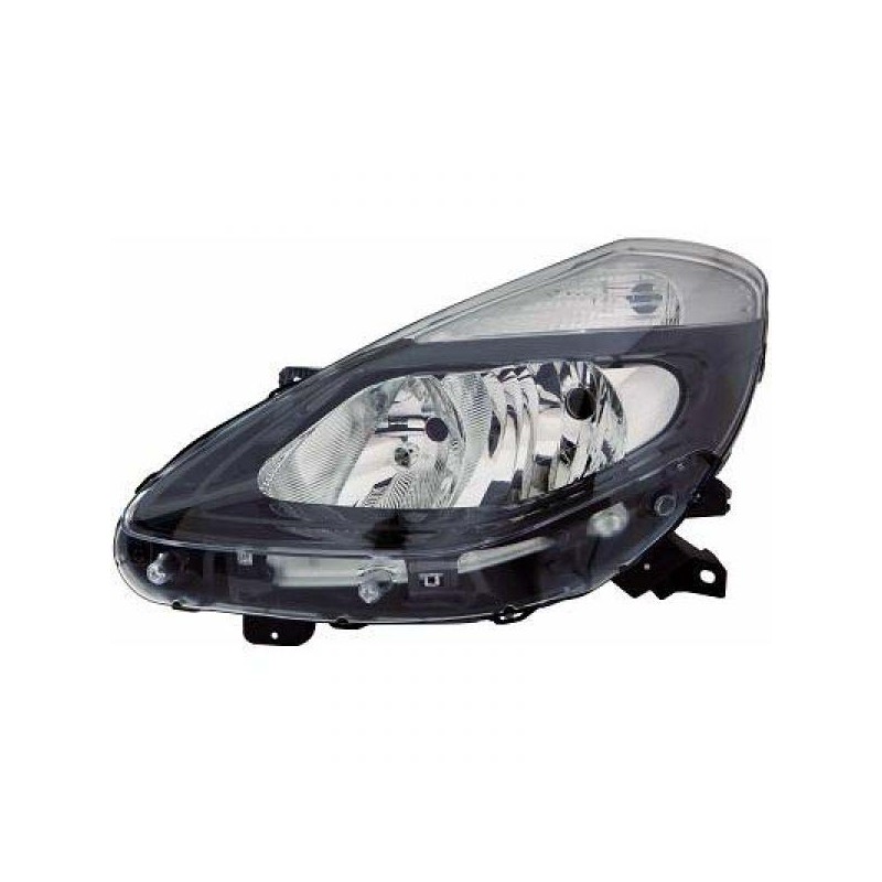 FARO IZQUIERDO RENAULT CLIO  09 12  NEGRO TYC H7 H7 CON MOTOR