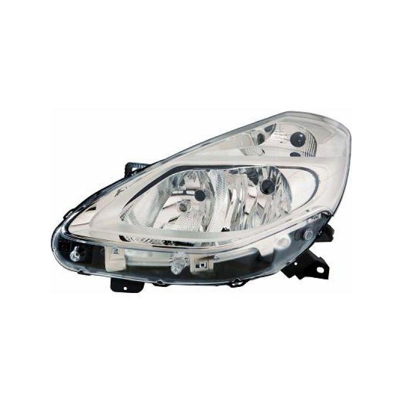 FARO IZQUIERDO RENAULT CLIO  09 12  CROMADO TYC H7 H7 CON MOTOR