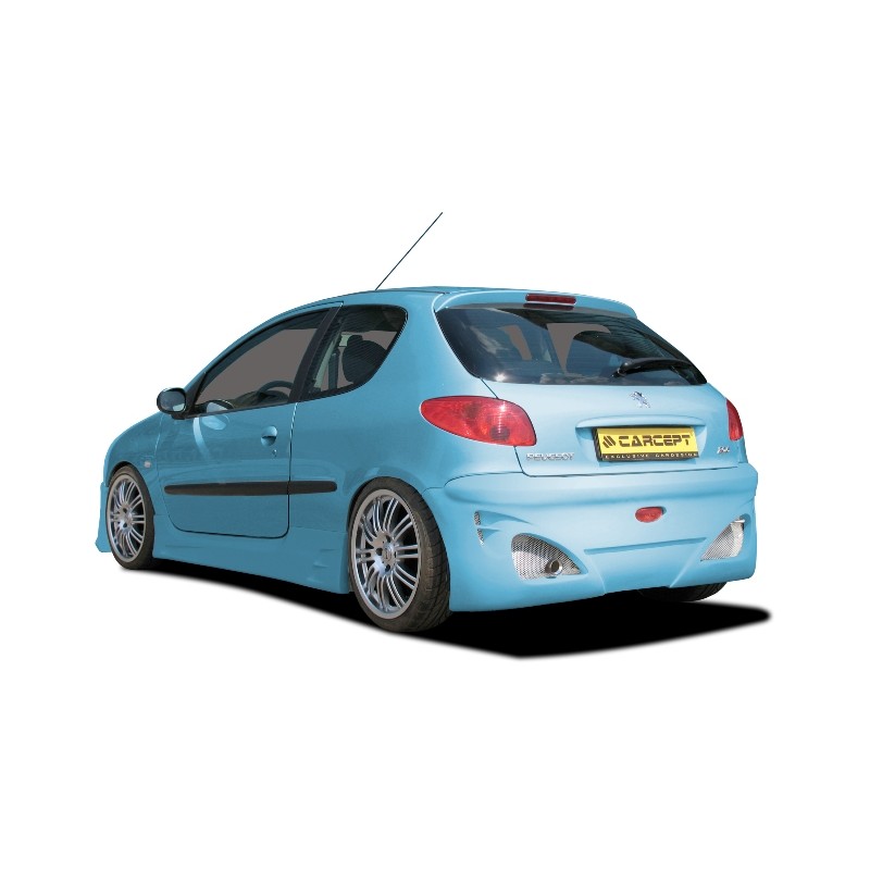 PARAGOLPES TRASERO BASIC III PEUGEOT 206