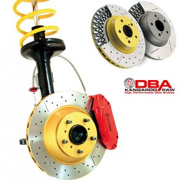 DISCOS DE FRENO RAYADO Y PERFORADO LAND ROVER DEFENDER 90 TRASER