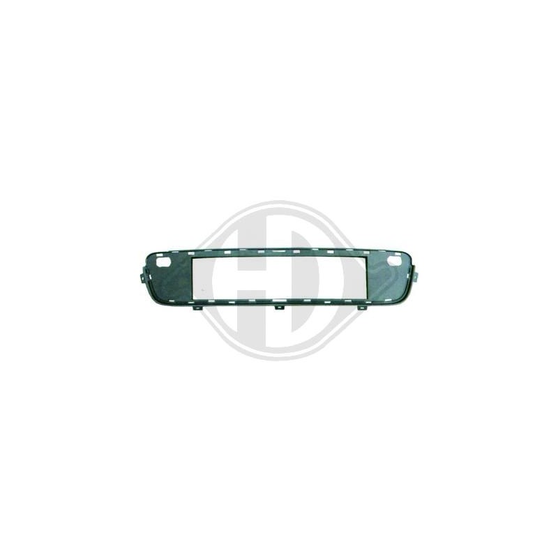 Rejilla del paragolpes HLTER BMW X5  07 10 mate Negro con  PDC 