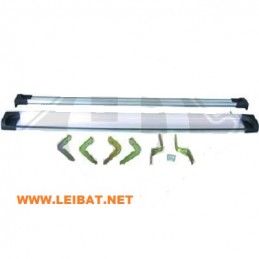 ESTRIBERAS LATERALES TOYOLA HILUX   04 10   AJUSTE  NEGRO ANODIZ