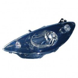FARO IZQUIERDO PEUGEOT 1007 05    gt  gt  MASCARA NEGRO  CON MOTOR H4 