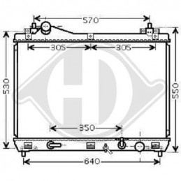 RADIADOR DE MOTOR SUZUKI GRAND VITARA  05 09 690x450  1 6 M  A  