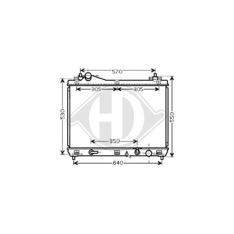 RADIADOR DE MOTOR SUZUKI GRAND VITARA  05 09 690x450  1 6 M  A  