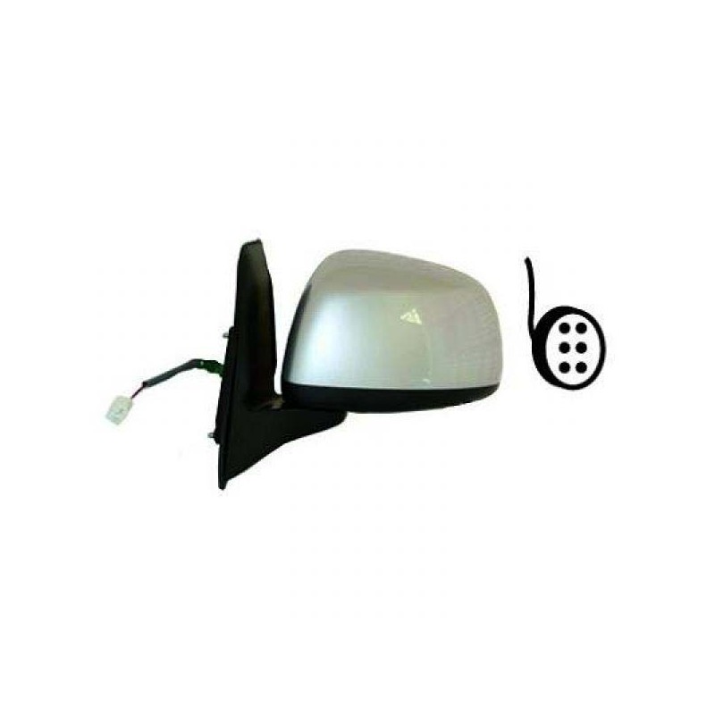 RETROVISOR IZQUIERDO SUZUKI SX4 06 09 BASIC ENCHUFE REDONDO