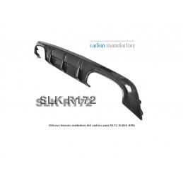 DIFUSOR TRASERO EN CARBONO MERCEDES SLK R172 SLK55 AMG