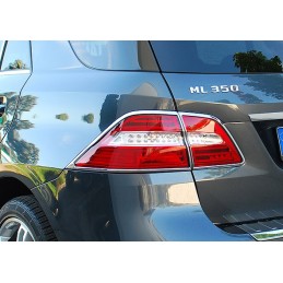 MARCOS PILOTOS INOXIDABLE MERCEDES ML W166 2011 