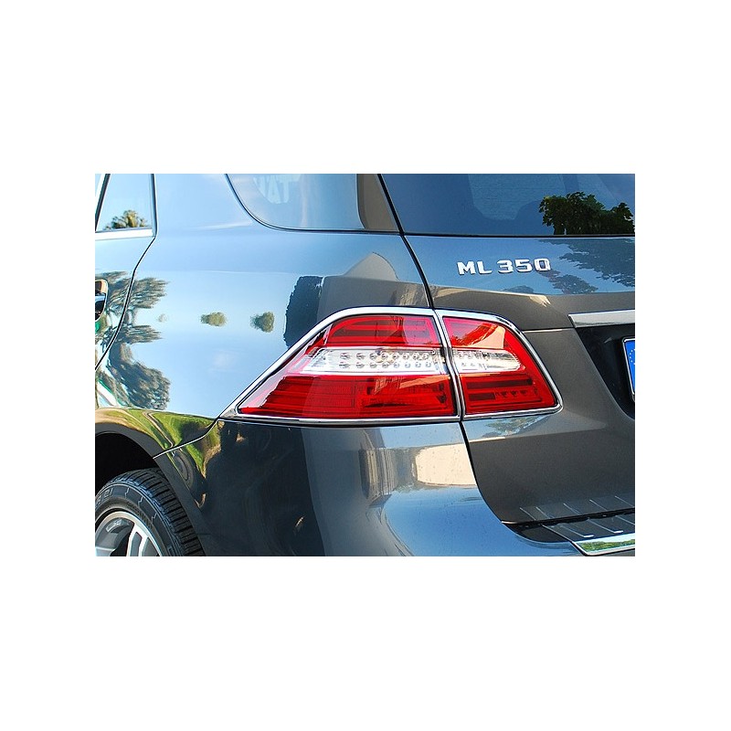 MARCOS PILOTOS INOXIDABLE MERCEDES ML W166 2011 