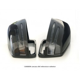 CARCASAS RETROVISORES CARBONO REAL MERCEDES ML W166 2011 