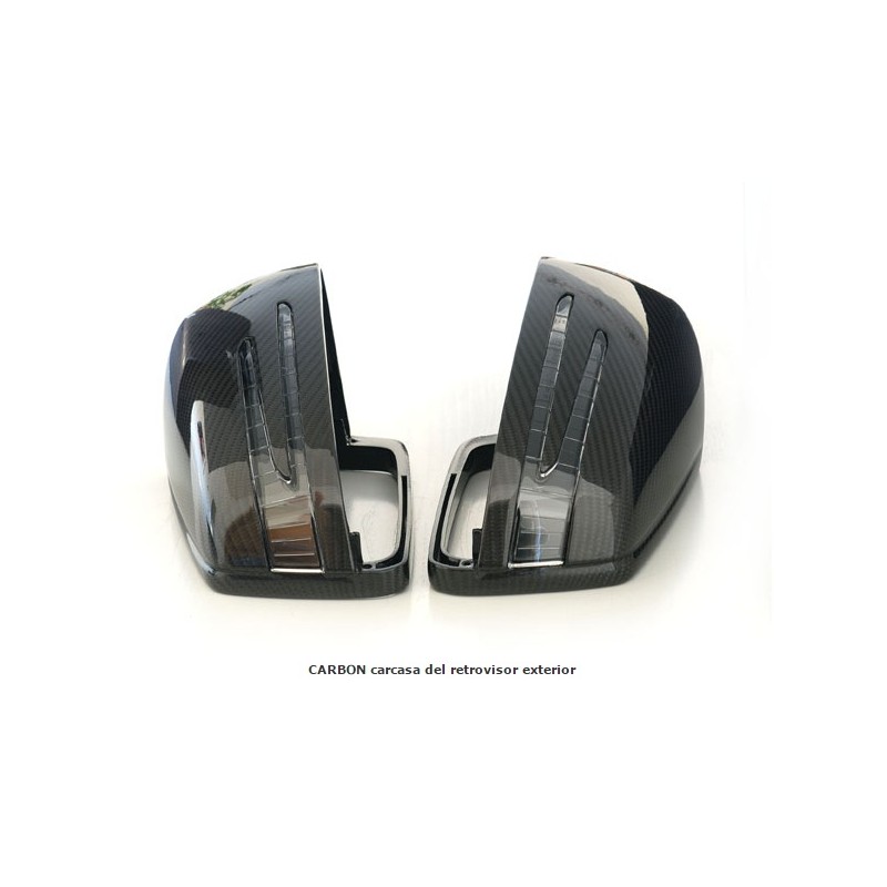 CARCASAS RETROVISORES CARBONO REAL MERCEDES ML W166 2011 