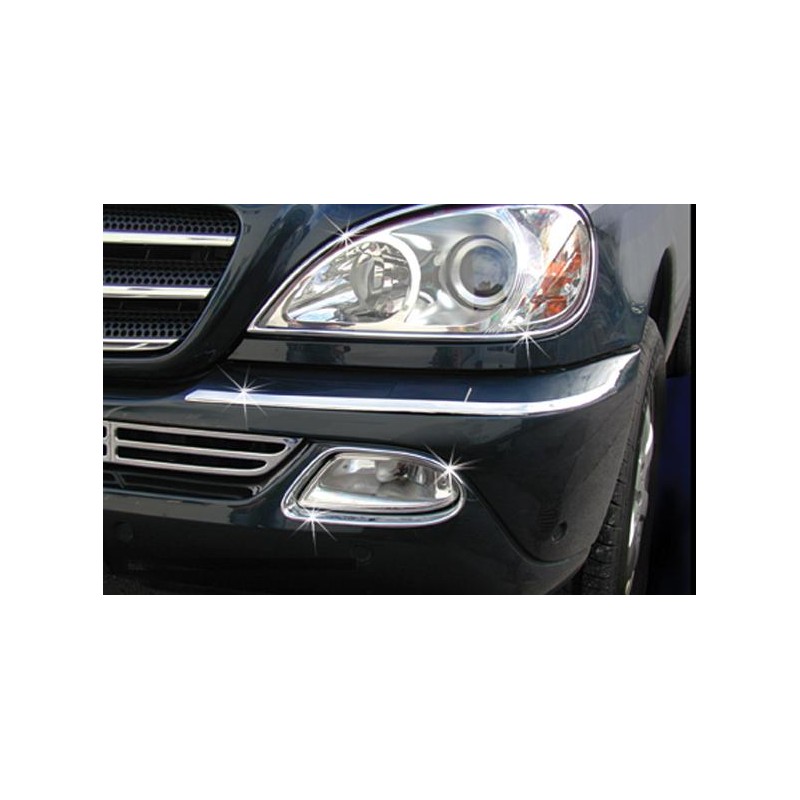 MARCOS INOXIDABLES ANTINIEBLAS MERCEDES ML W163