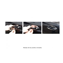 MANETAS CROMADAS INOX MERCEDES CLASE A W176   PARTE INTERIOR  
