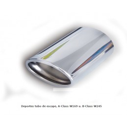 EMBELLECEDOR ESCAPE INOX MERCEDES CLASE B W245