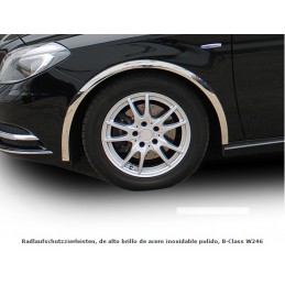PASOS DE RUEDA CROMADOS INOXIDABLE MERCEDES CLASE B W246   4 PIE