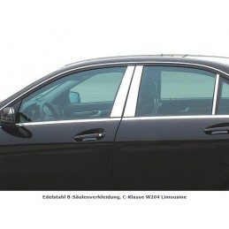 MONTANTE VENTANA CROMADO INOXIDABLE MERCEDES CLASE C W204 LIMOSI