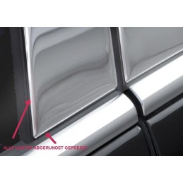 MONTANTE VENTANA CROMADO INOXIDABLE MERCEDES CLASE C W204 LIMOSI