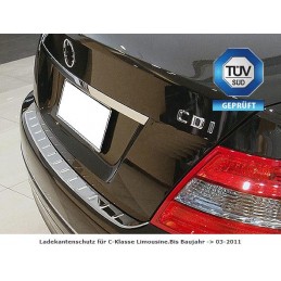 PROTECTOR PARACHOQUES CROMADO INOX MERCEDES CLASE C W204  2011