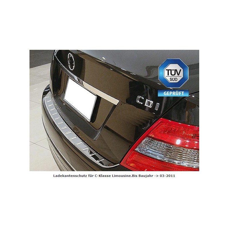 PROTECTOR PARACHOQUES CROMADO INOX MERCEDES CLASE C W204  2011