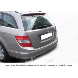 COLA EMBELLECEDOR ESCAPE CROMADA MERCEDES CLASE C W204 LIMOSINA 