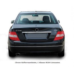 MOLDURA CROMADA PORTON TRASERO MERCEDES CLASE C W204 LIMOSINA