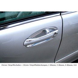 CUBIERTAS CROMADAS MANETAS PUERTA MERCEDES CLASE C W203