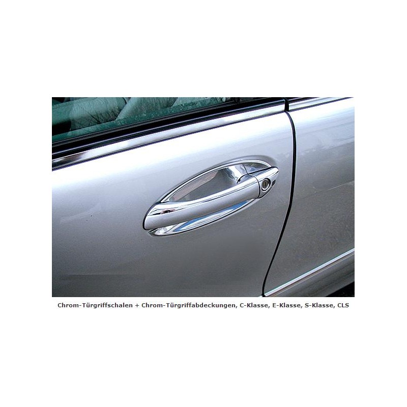 CUBIERTAS CROMADAS MANETAS PUERTA MERCEDES CLASE C W203