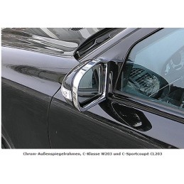 MARCOS CROMADOS RETROVISOR MERCEDES SPORTCOUPE CL203