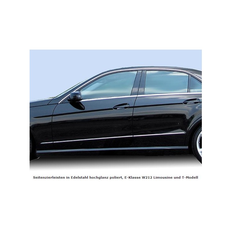 MOLDURAS LATERALES CROMADAS MERCEDES CLASE E W212 LIMOSINA Y WAG