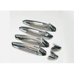 CUBREMANETAS CROMADAS MERCEDES CLASE E TODAS  10 PIEZAS 