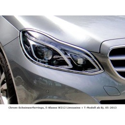 MARCOS CROMADOS FAROS MERCEDES CLASE E W212