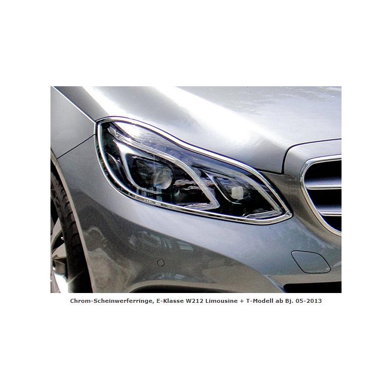 MARCOS CROMADOS FAROS MERCEDES CLASE E W212