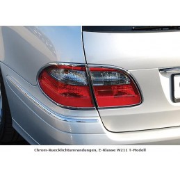 MARCOS PILOTOS CROMADOS MERCEDES CLASE E W211 T MODEL