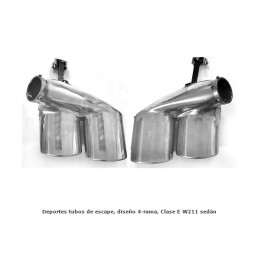 COLAS ESCAPES INOXIDABLES MERCEDES CLASE E W211