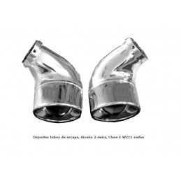 COLAS ESCAPE INOXIDABLES MERCEDES CLASE E W211