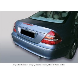 COLAS ESCAPE INOXIDABLES MERCEDES CLASE E W211