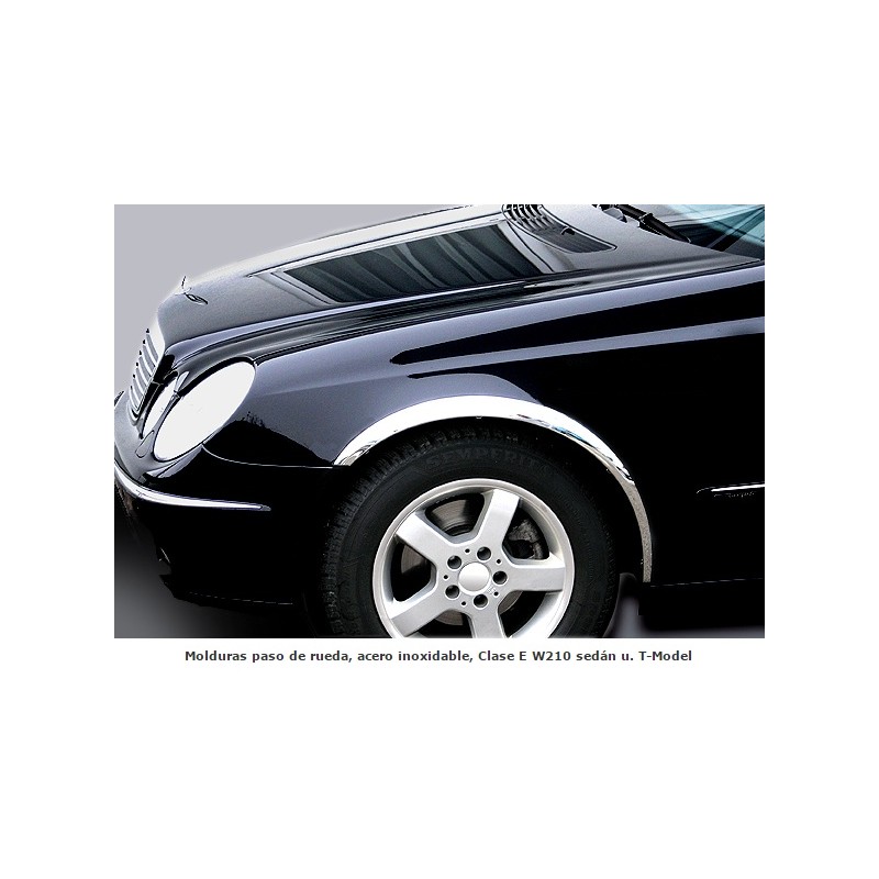 PASOS DE RUEDA CROMADOS MERCEDES CLASE E W210