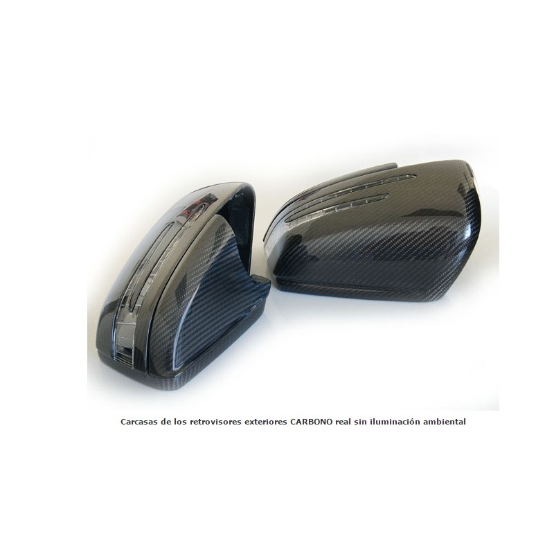 CARCASAS RETROVISOR EN CARBONO REAL MERCEDES CLASE E C207 A207 C