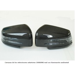 CARCASAS RETROVISOR EN CARBONO REAL MERCEDES CLASE E C207 A207 C