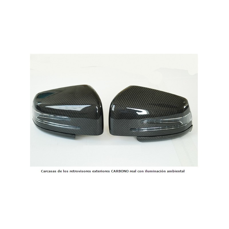 CARCASAS RETROVISOR EN CARBONO REAL MERCEDES CLASE E C207 A207 C
