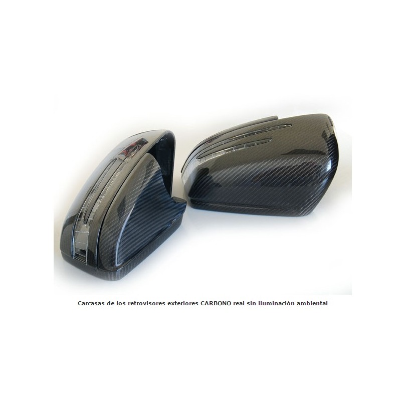 CARCASAS RETROVISORES CARBONO REAL MERCEDES CLASE S W221