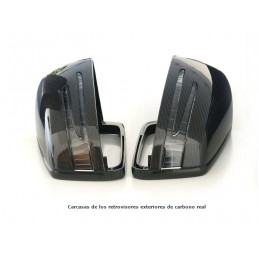 CARCASAS RETROVISORES DE CARBONO REAL MERCEDES CL COUPE C216 06 