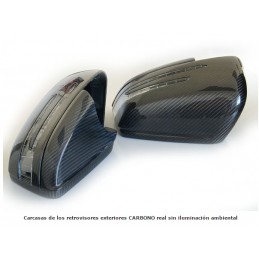 CARCASAS RETROVISORES CARBONO REAL MERCEDES CL COUPE C216 06 