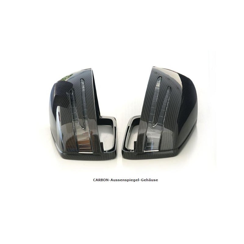 CARCASAS RETROVISORES EN CARBONO REAL MERCEDES CLASE R W251 05 