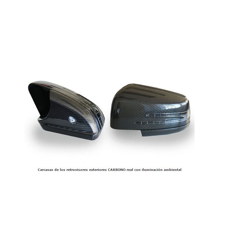 CARCASAS RETROVISOR EN CARBONO REAL MERCEDES CLASE CLS W218 CON 