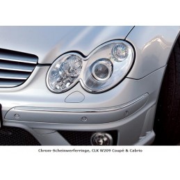 MARCOS CROMADOS FAROS DELANTEROS MERCEDES CLASE CLK W209