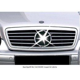 PARRILLA DEPORTIVA CROMADA MERCEDES CLASE CLK W208 COUPE CABRIO