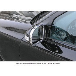 MARCOS RETROVISORES CROMADOS MERCEDES CLK C208