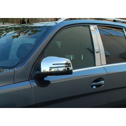 CARCASAS RETROVISORES CROMADOS INOX MERCEDES CLASE GL X164