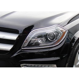 MARCOS CROMADOS FAROS DELANTEROS MERCEDES CLASE GL X166
